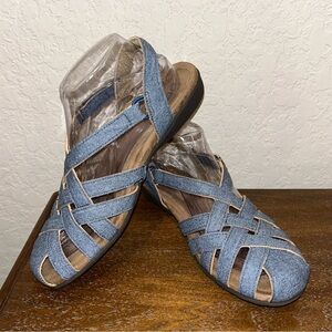 JBU Bonnie Encore Woven Self-Attached Strap Sandal Shoes